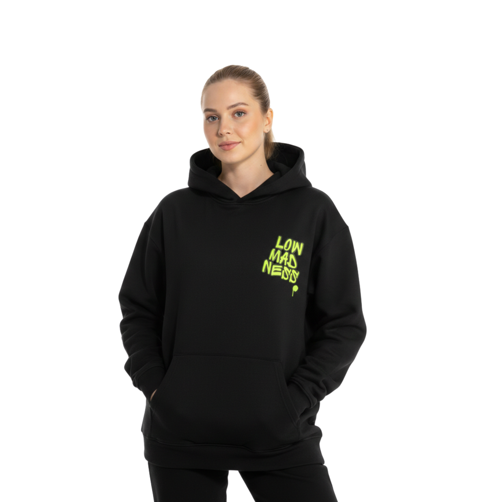Neon Lowmadness Oversized Hoodie