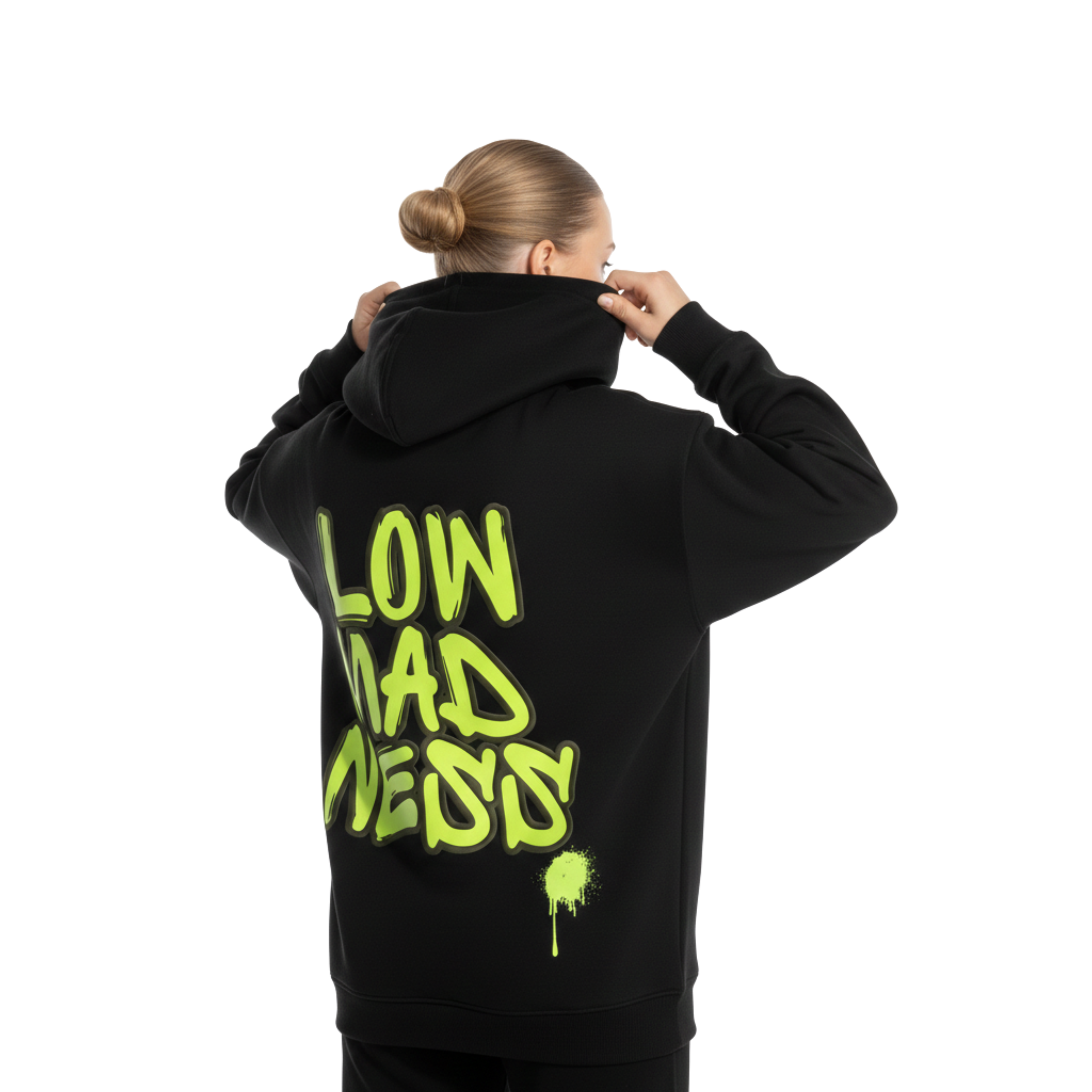 Neon Lowmadness Oversized Hoodie