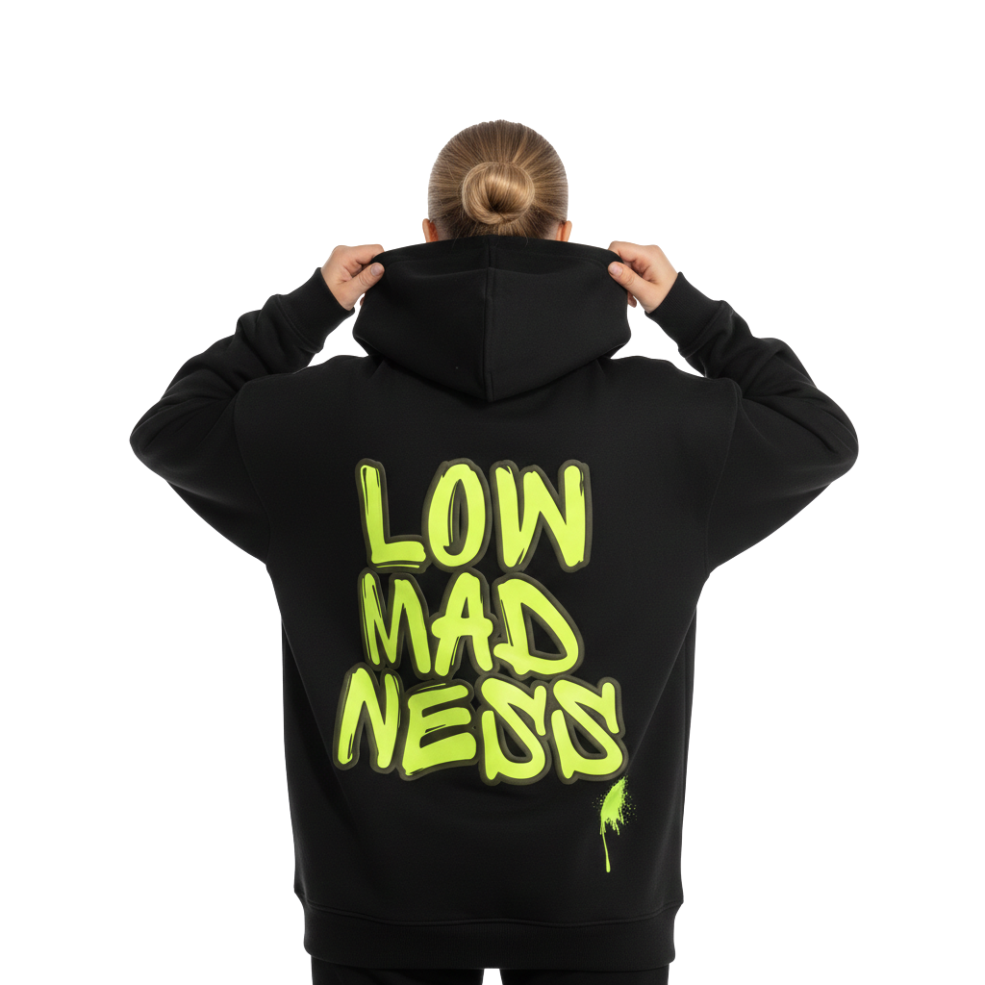 Neon Lowmadness Oversized Hoodie