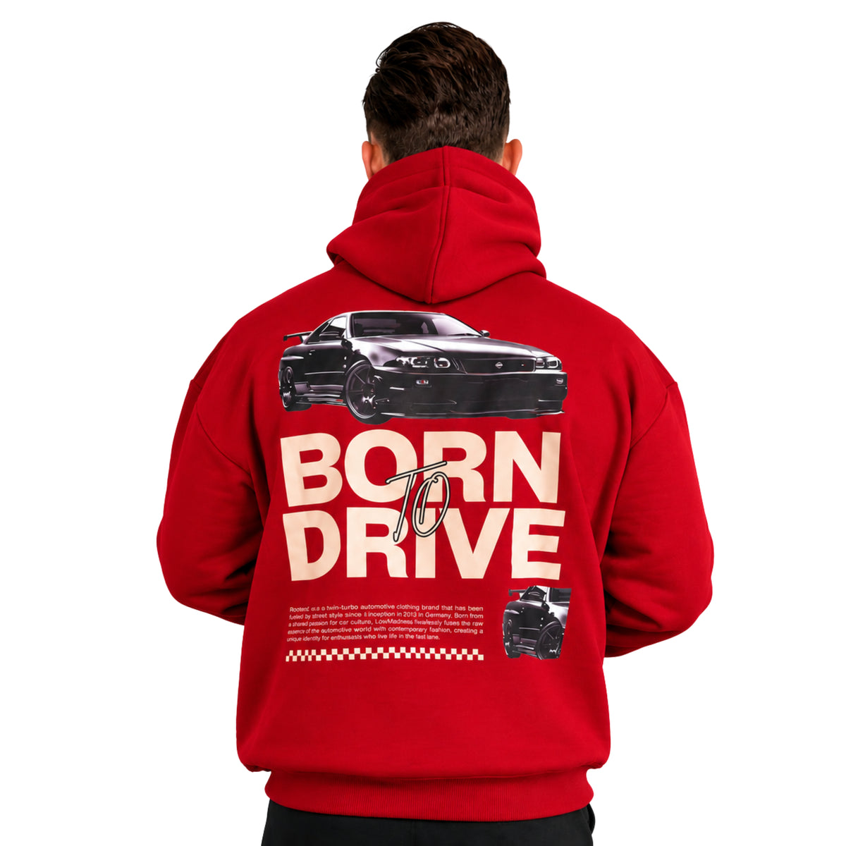 Born To Drive Oversized Hoodie