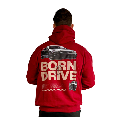 Born To Drive Oversized Hoodie