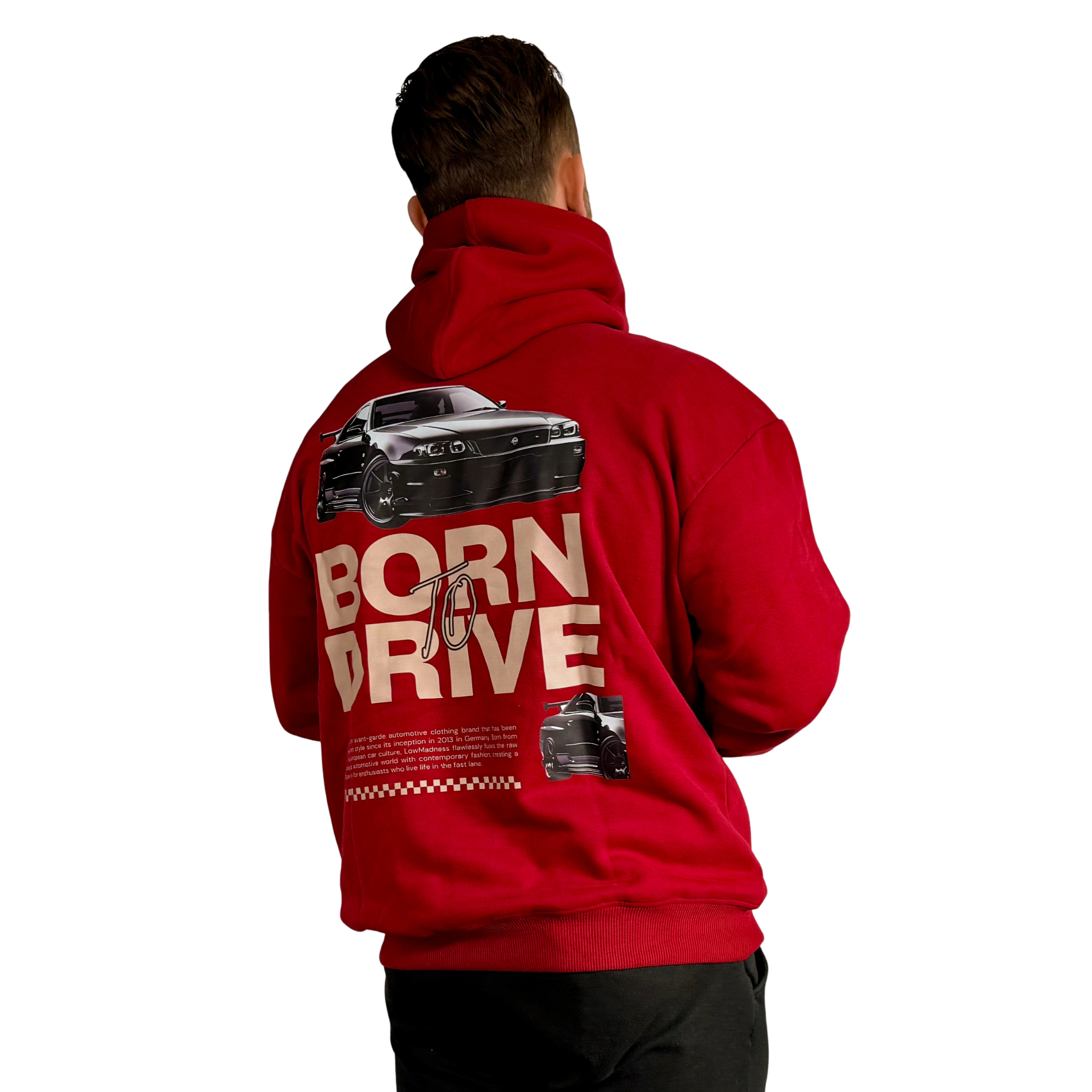 Born To Drive Oversized Hoodie