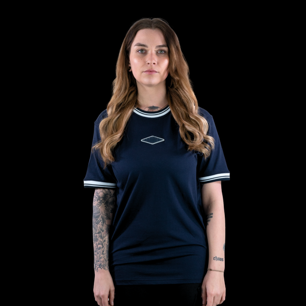 Ringer T-Shirt Navy Blue