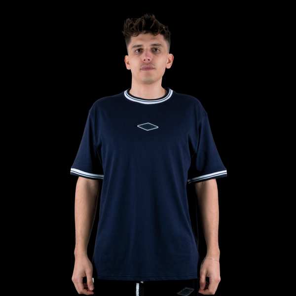 Ringer T-Shirt Navy Blue