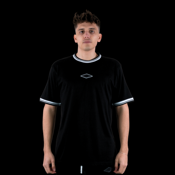 Ringer T-Shirt Black
